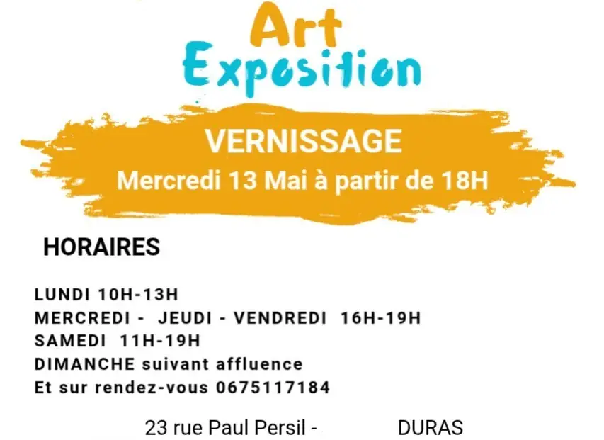ART "l'Exposition des 2 Ans" un p'tit vers de Dropt