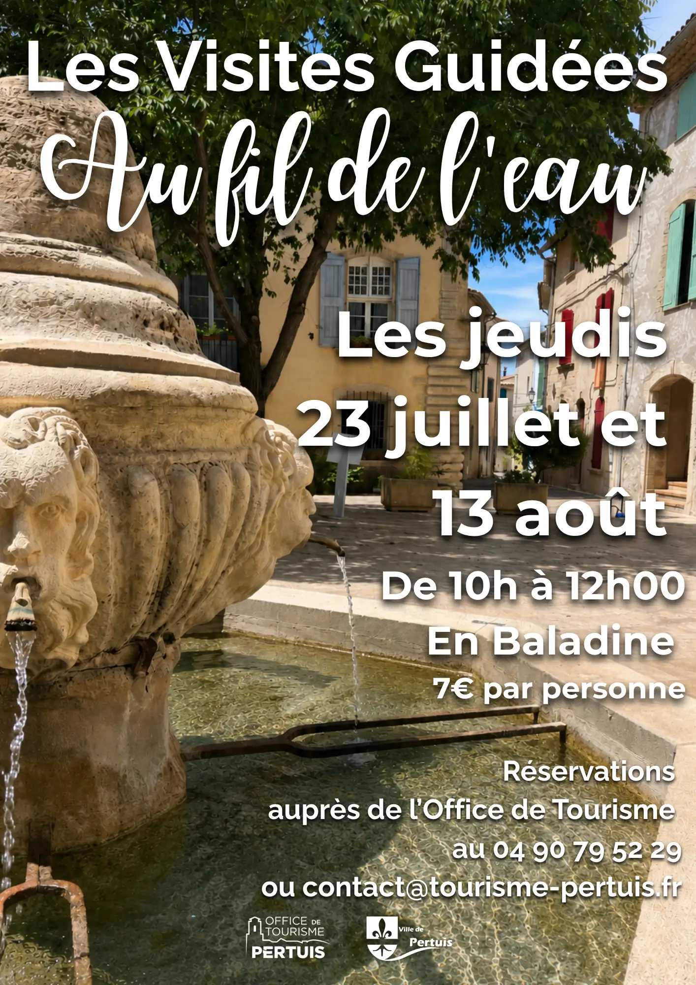 Visites guidées au fil de l'eau