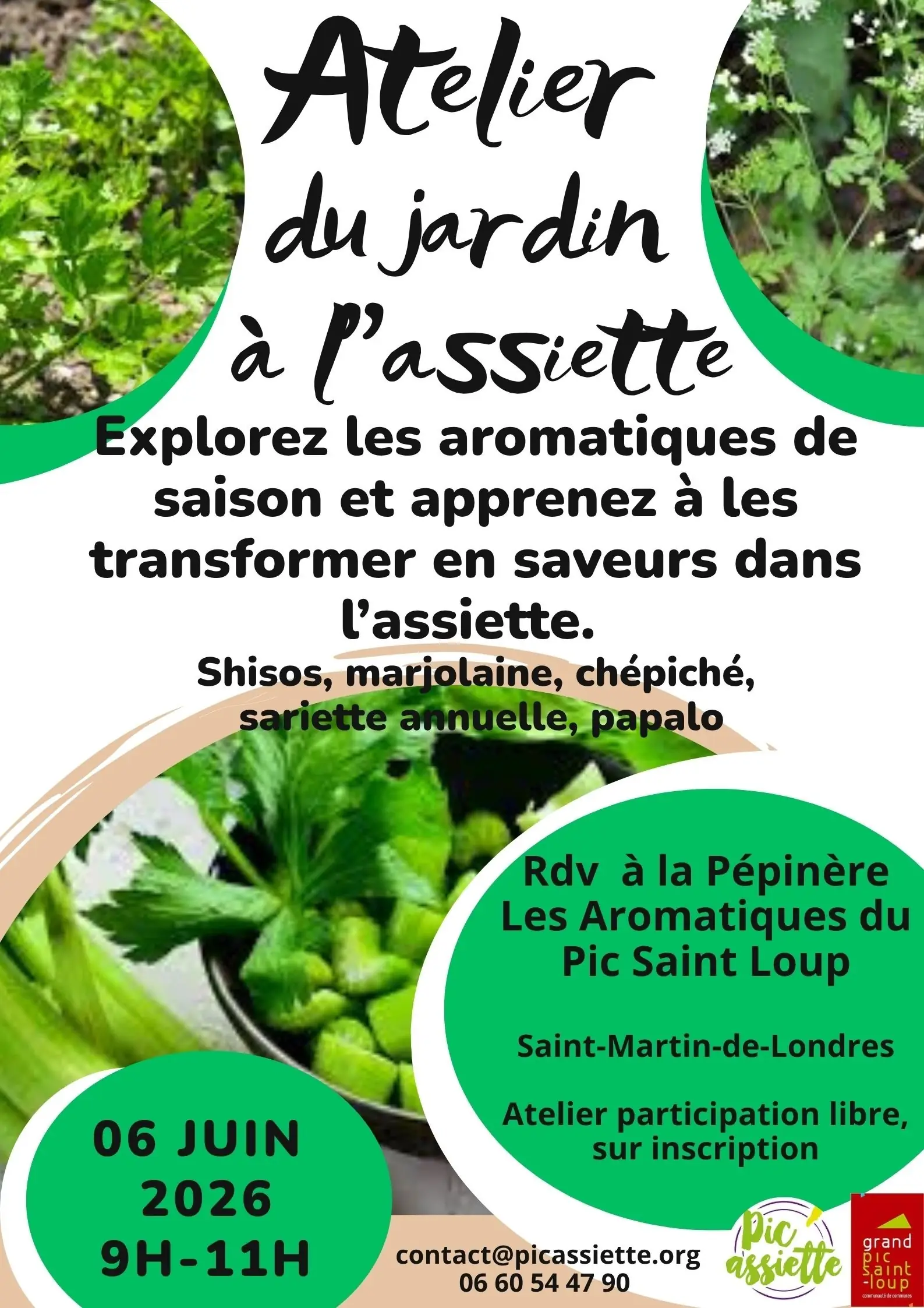 Atelier du jardin à l'assiette