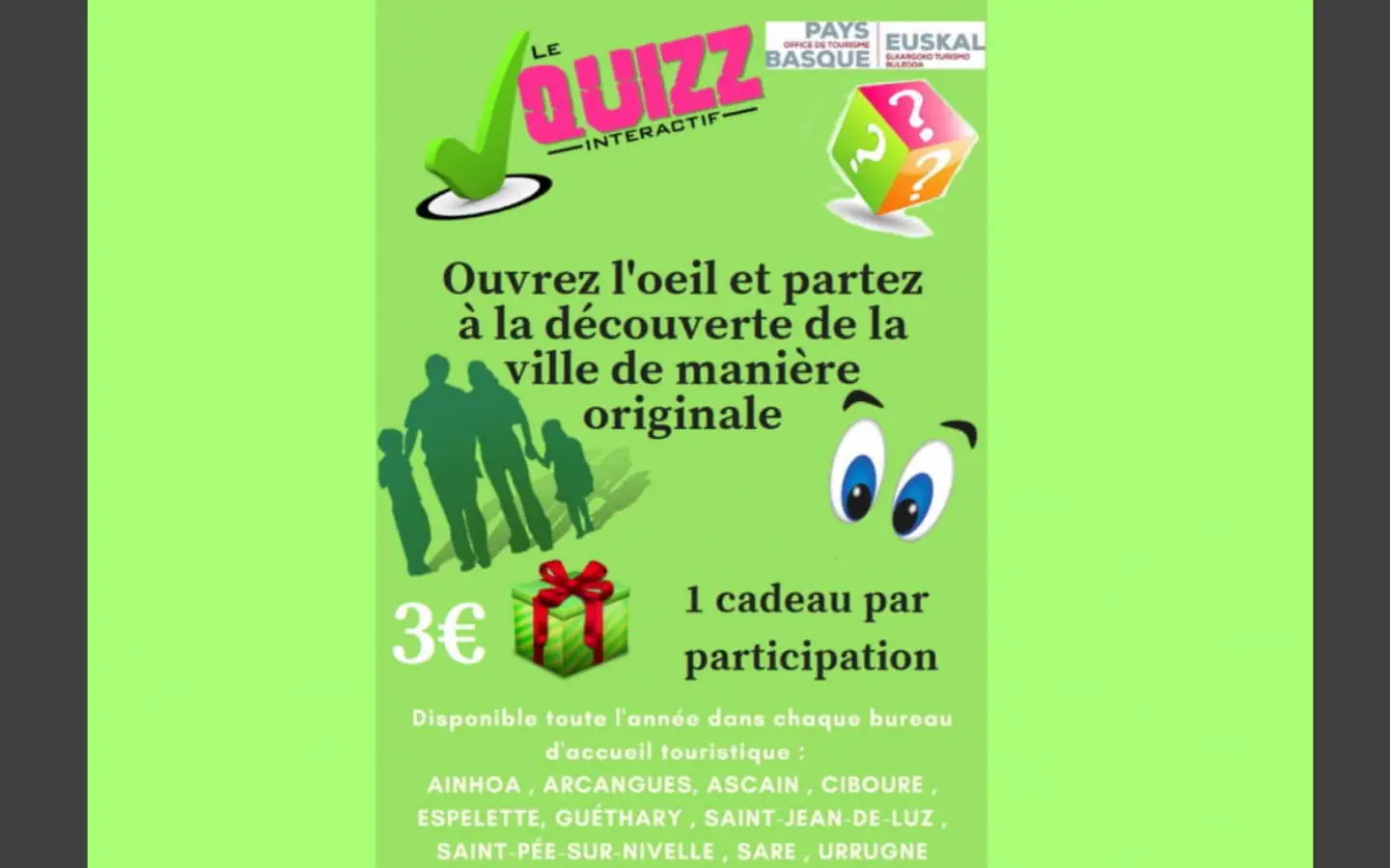 Quiz familial, découvrir Saint-Pée-sur-Nivelle
