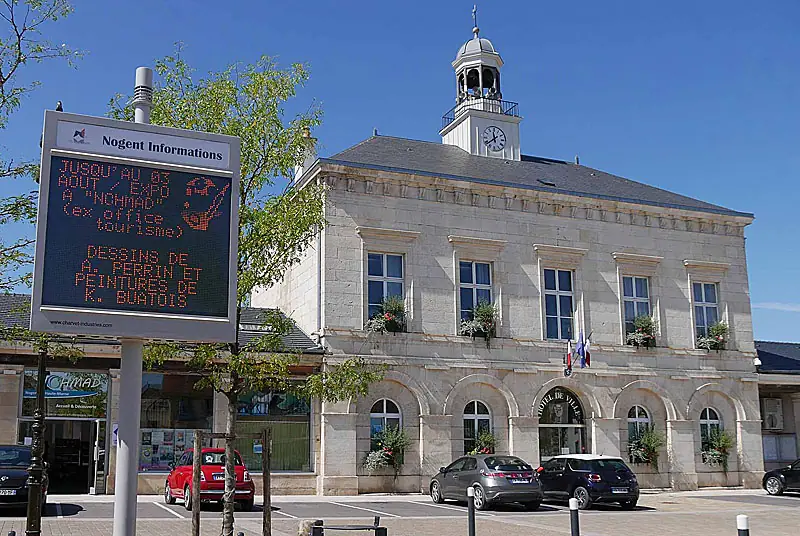 La place de l'Hôtel de Ville