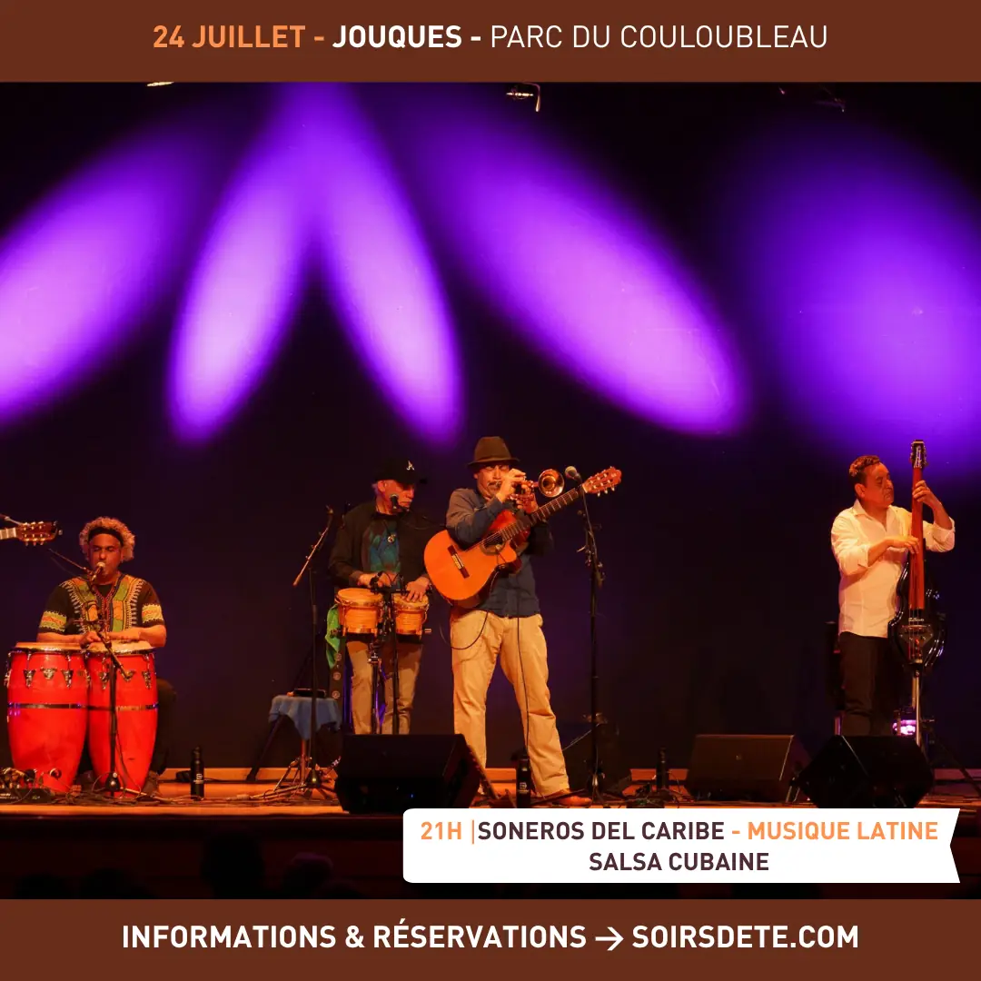 FESTIVAL • SOIRS D’ÉTÉ DURANCE RIVE GAUCHE – 24 juillet : MUSIQUE LATINE & SALSA : SONEROS DEL CARIBE