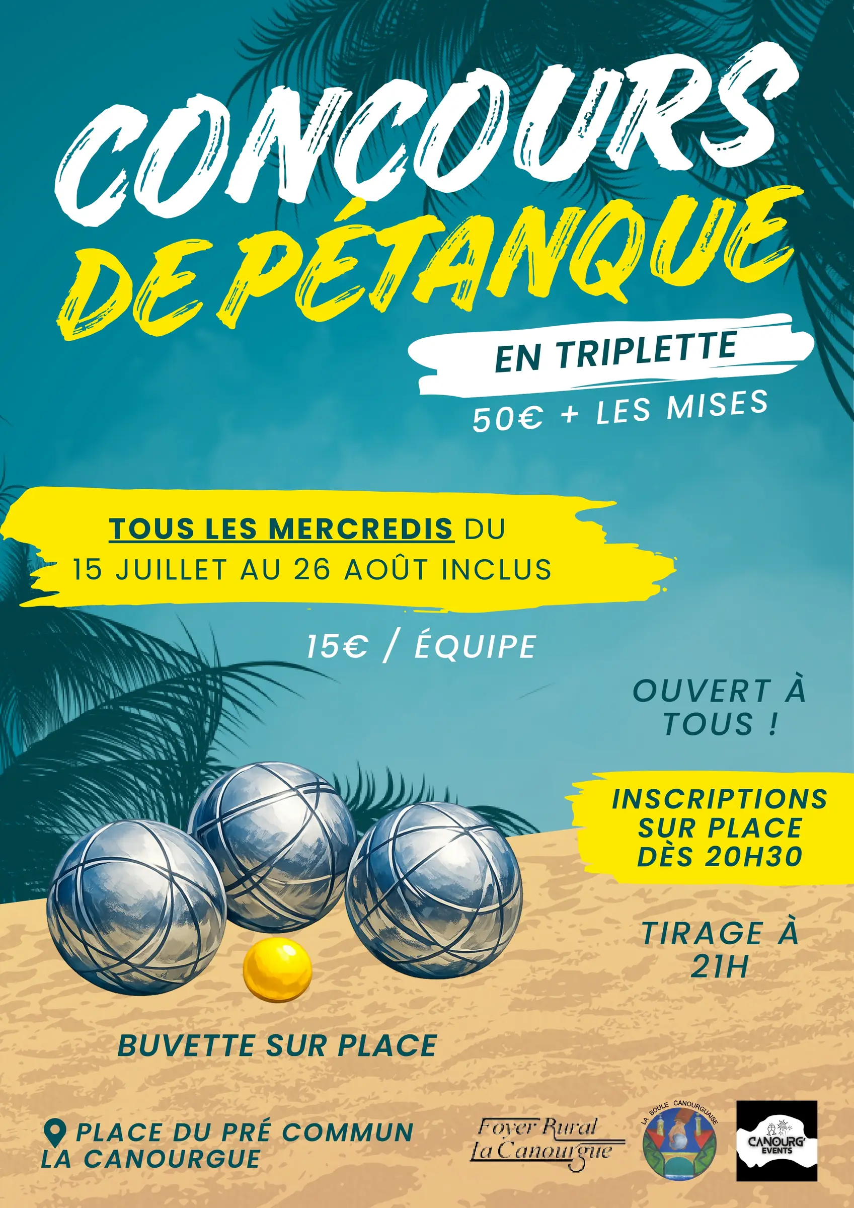 CONCOURS DE PÉTANQUE