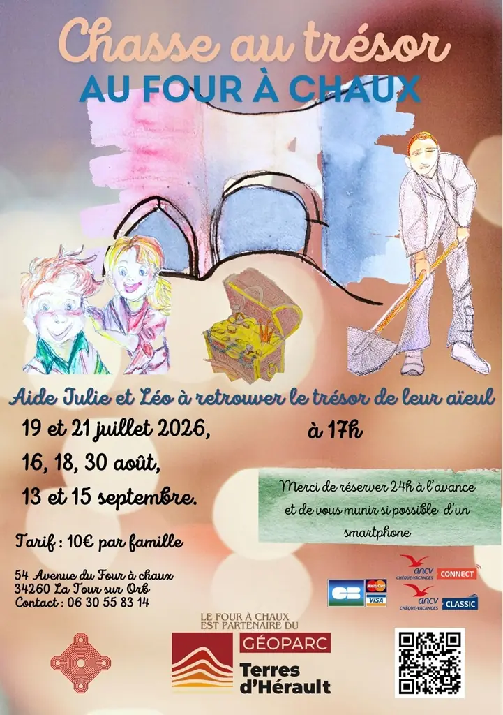 CHASSE AU TRÉSOR AU FOUR À CHAUX