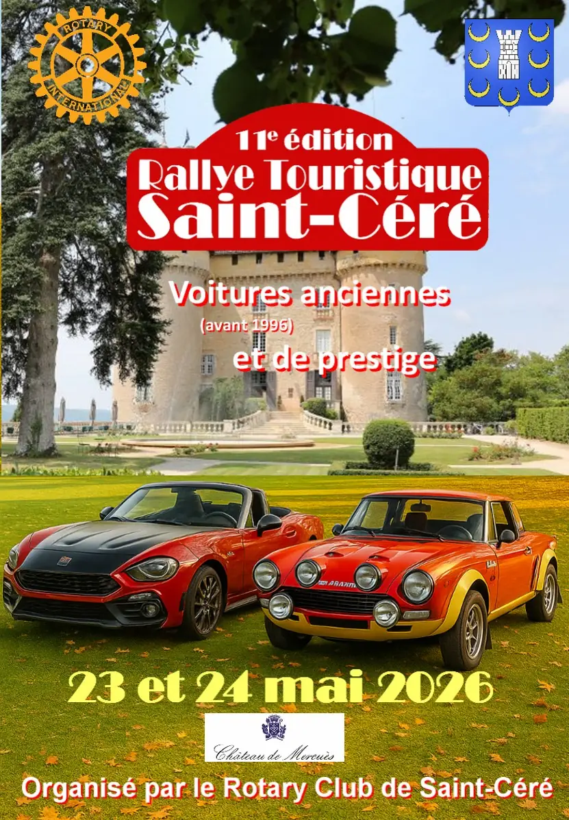 11ème édition Rallye touristique de Saint-Céré