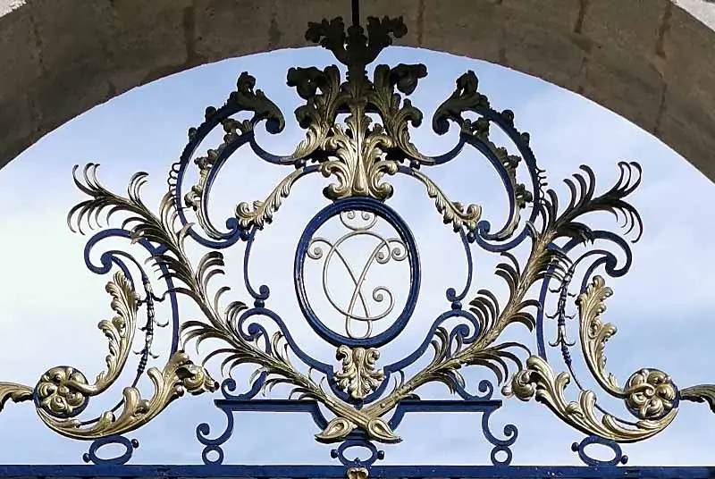 La grille Jean Lamour de l'abbaye d'Auberive
