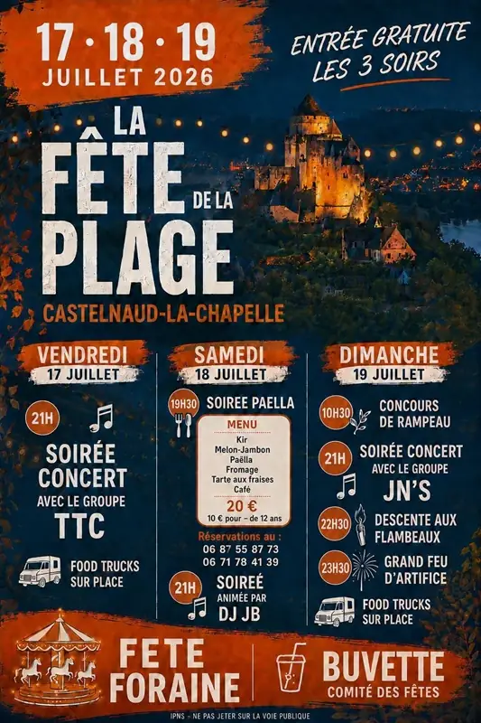 Fête de la Plage à Castelnaud