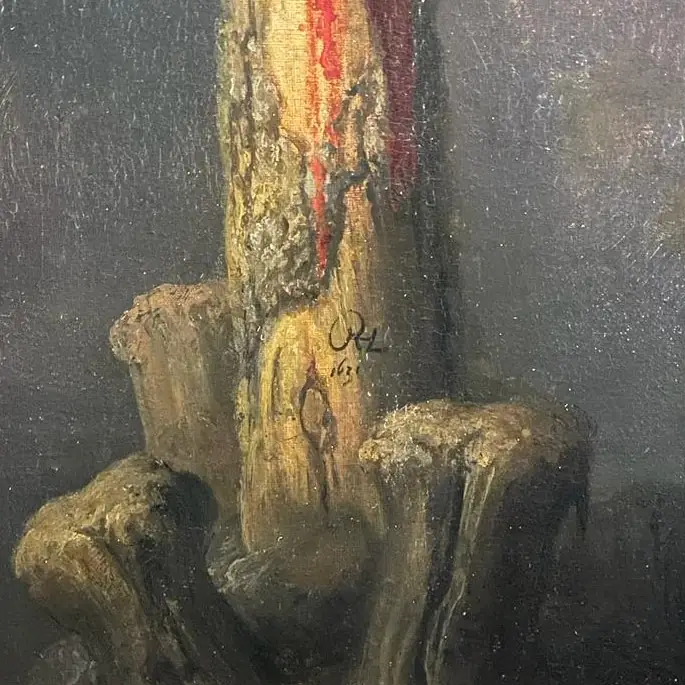 Collégiale Saint Vincent et son tableau "Le Christ sur la Croix" de Rembrandt