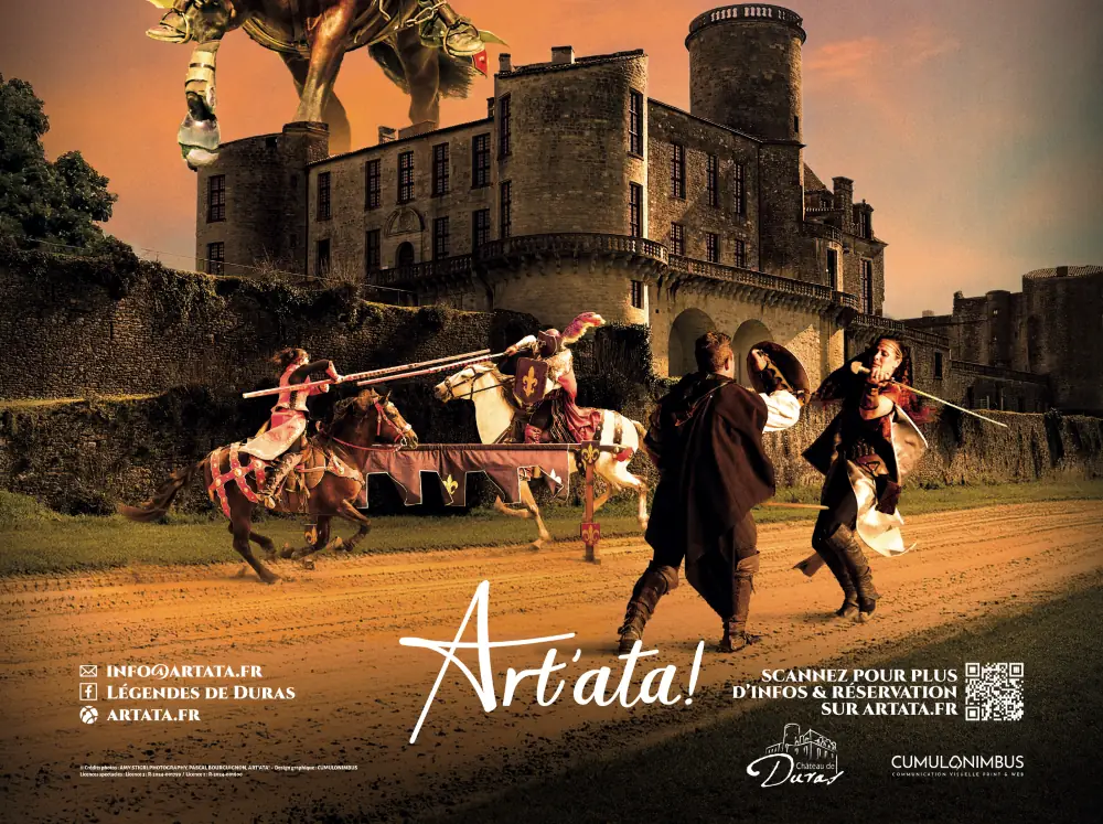 Légendes de Duras : Spectacle médiéval nocturne dans les jardins du château de Duras