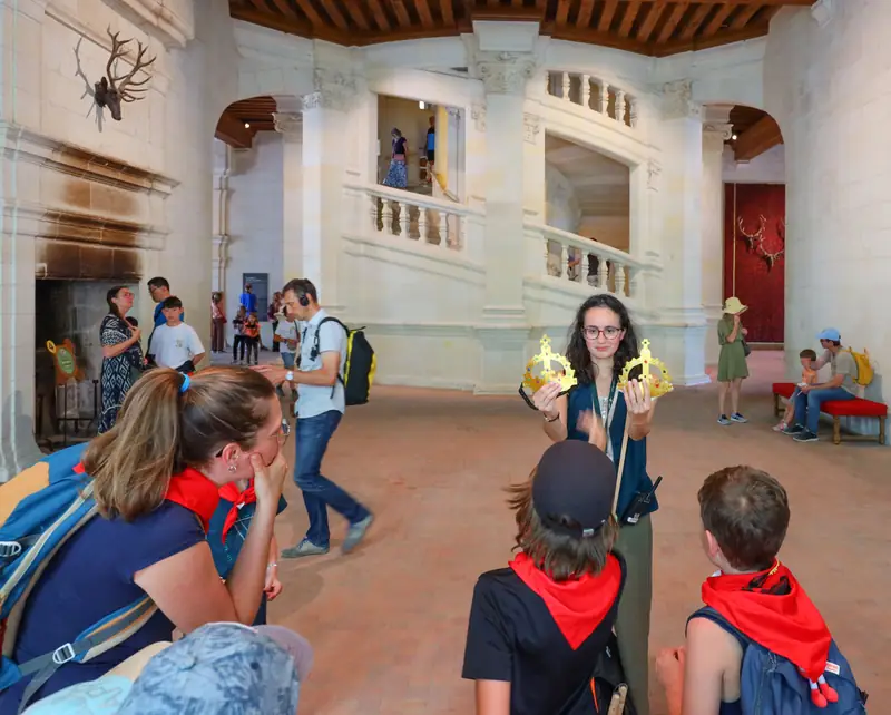 Visite familiale le roi et l'empereur