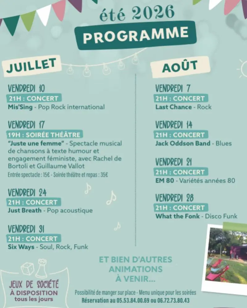 La Guinguette du Lot - Just Breath en concert