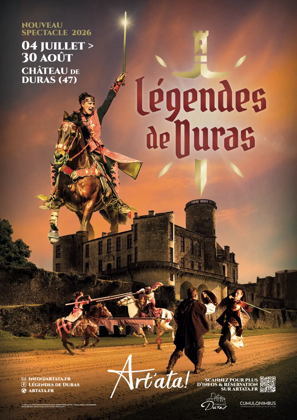 Légendes de Duras : Spectacle médiéval dans les jardins du château de Duras