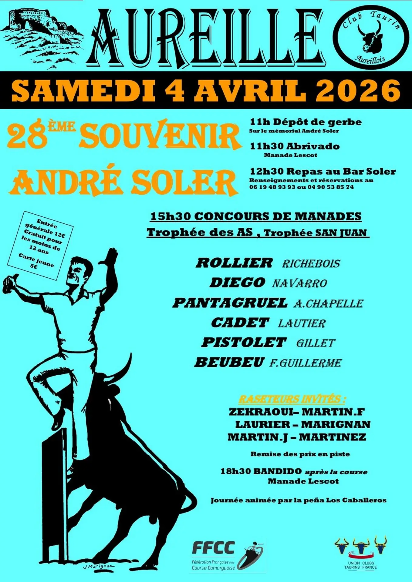 Journée taurine - 28ème Souvenir André Soler