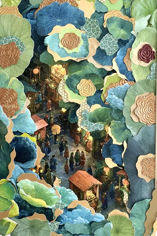 Exposition de peintures, encres, icônes et collages