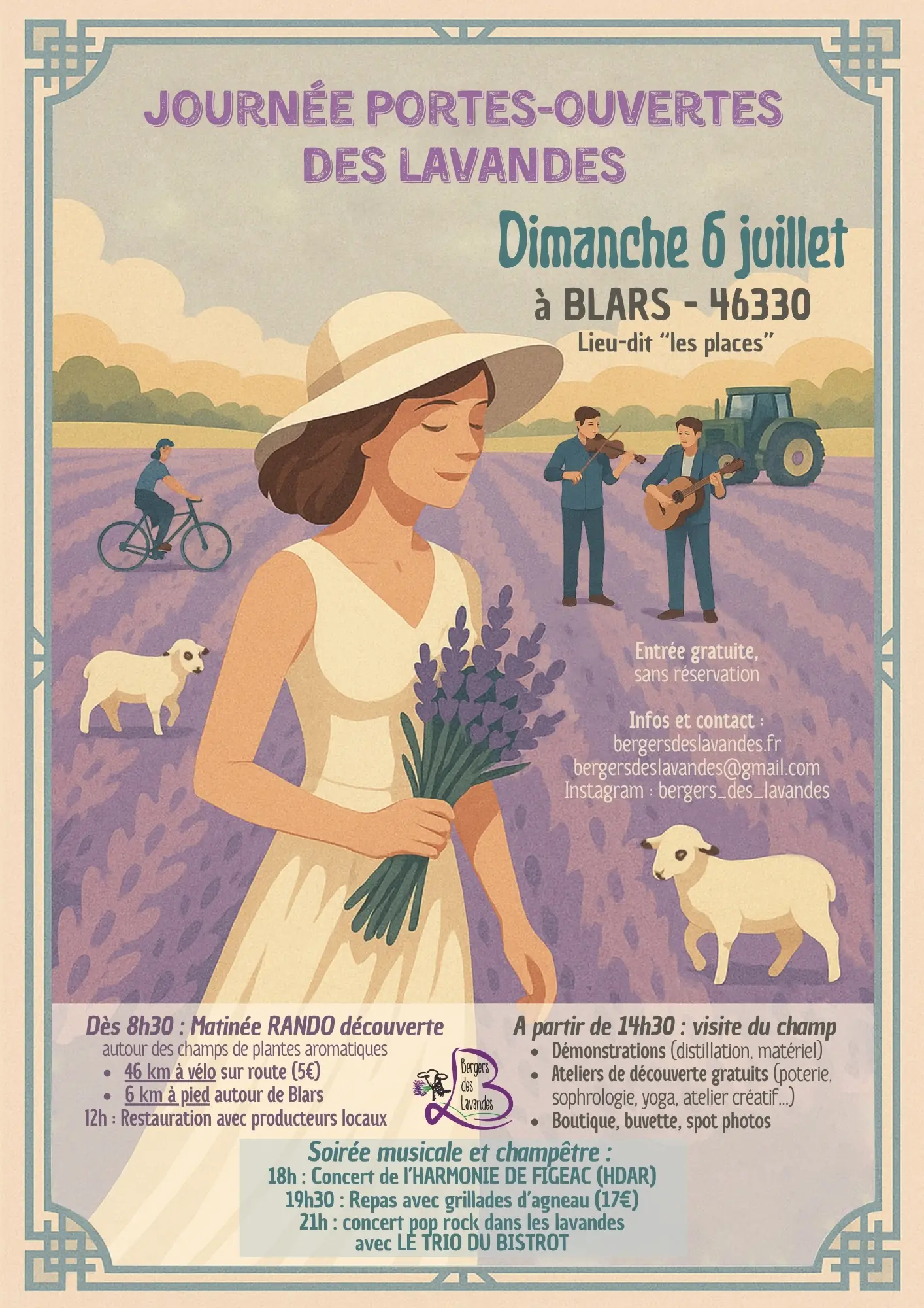 Les 46 km cyclo des lavandes - ANNULÉ