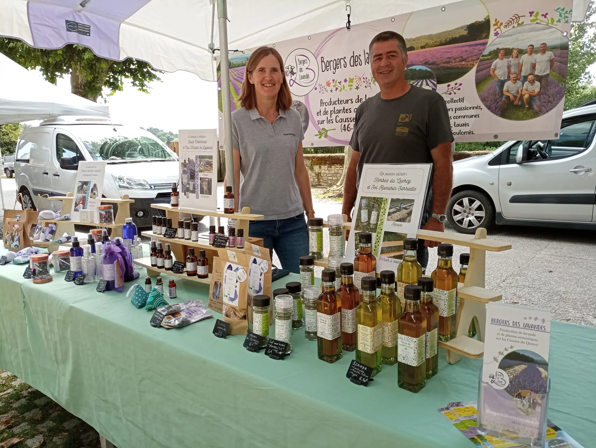 Marché des producteurs à Labastide-Murat