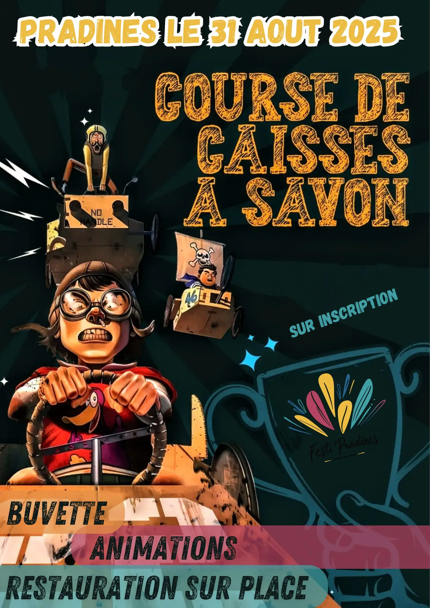 - ANNULÉ/REPORTÉ - Course de caisses à savon à Pradines