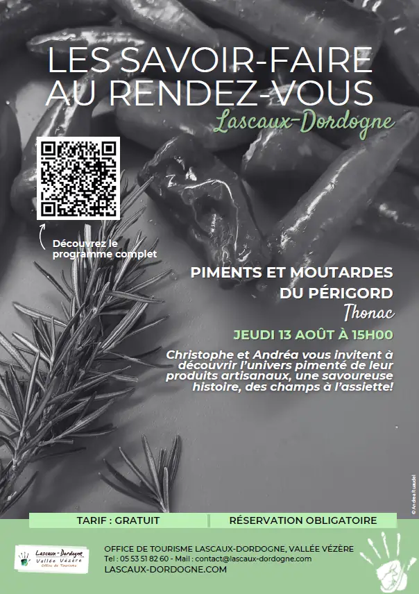 Savoir-faire au rendez-vous : Piments et moutardes du Périgord