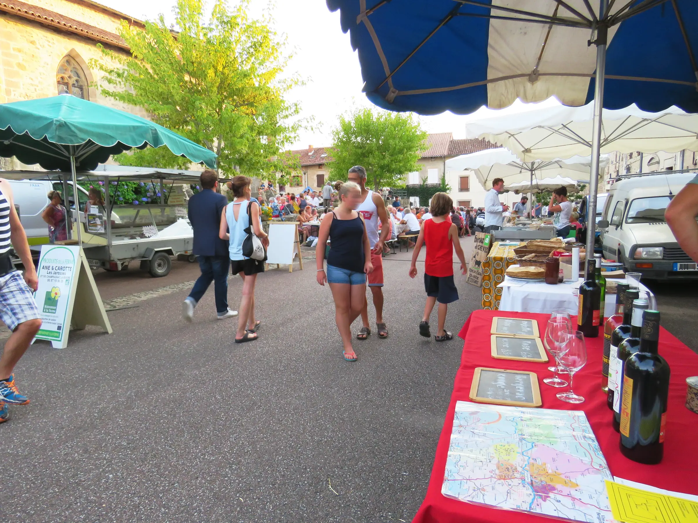 Marché fermier semi-nocturne à Saint-Auvent