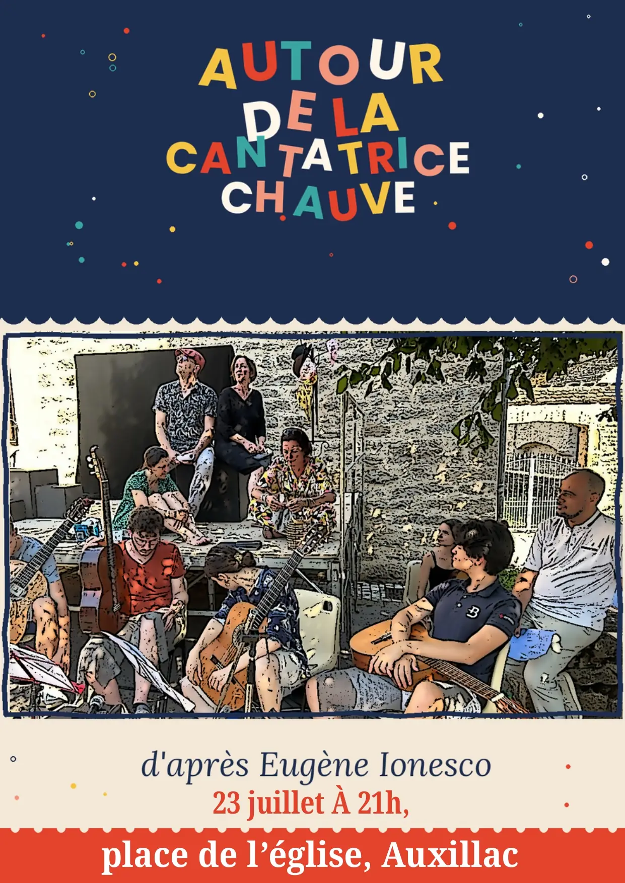 SPECTACLE - " AUTOUR DE LA CANTATRICE CHAUVE"
