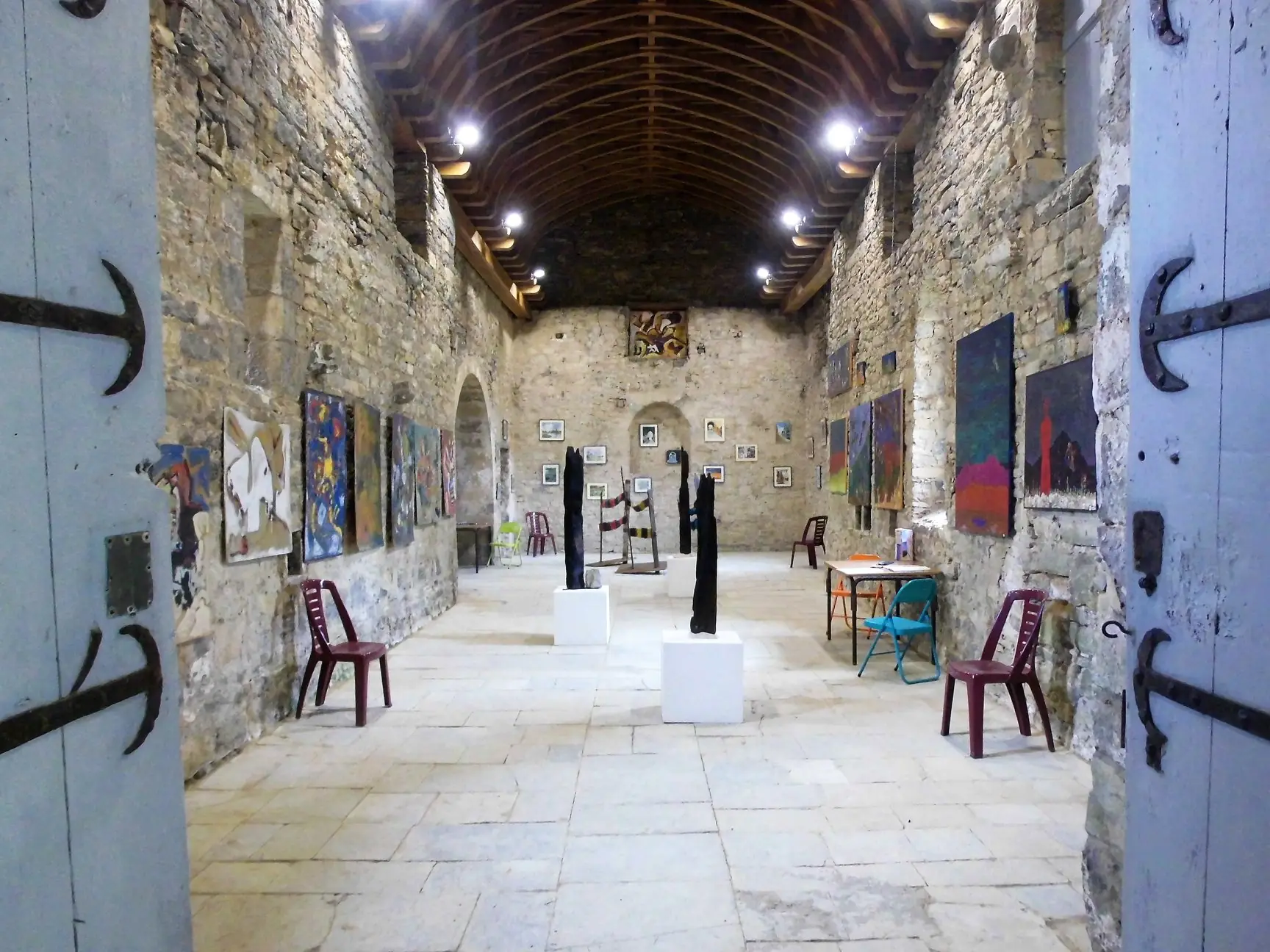 Vernissage de l'exposition d'Art à la Chapelle du château