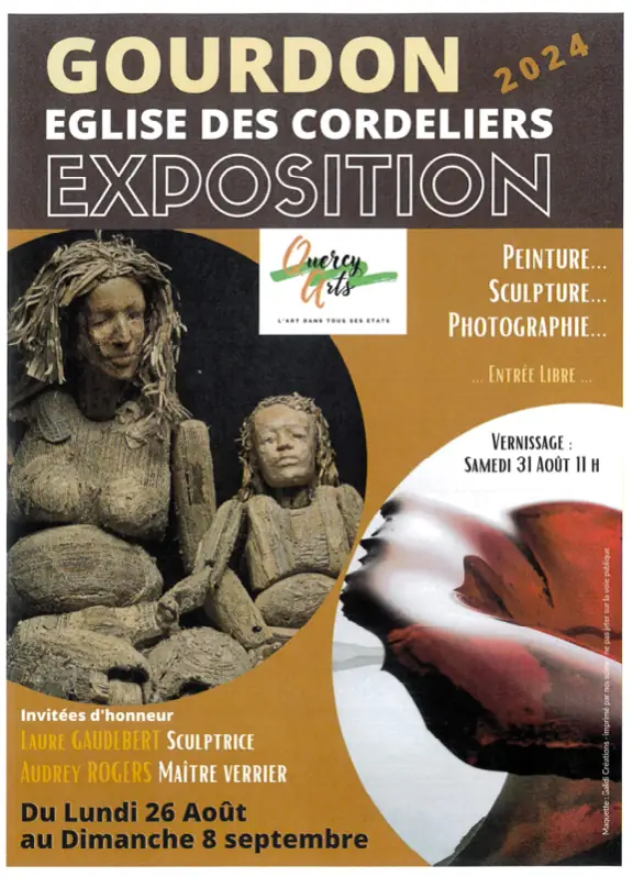 Exposition  Eglise des Cordeliers Quercy Arts, l'art dans tous ses états