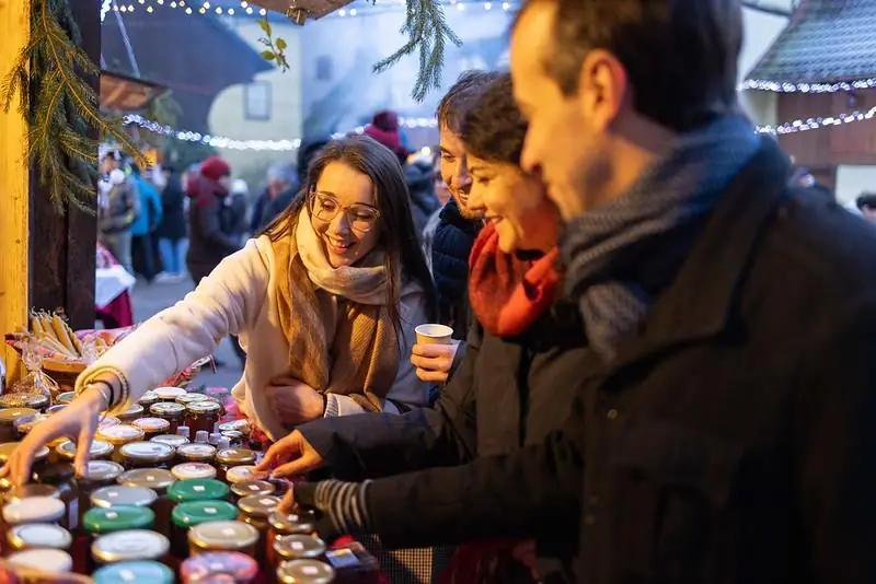 Marché de Noël du plus petit village médiéval d'Alsace