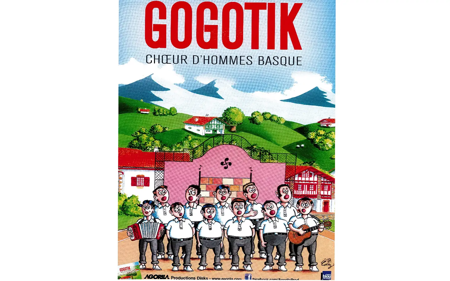 Choeurs basques d'hommes avec Gogotik