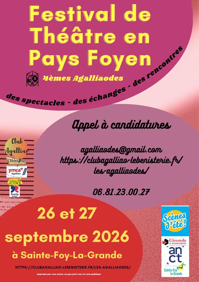 Festival de théâtre en Pays Foyen : Les Agalliaodes