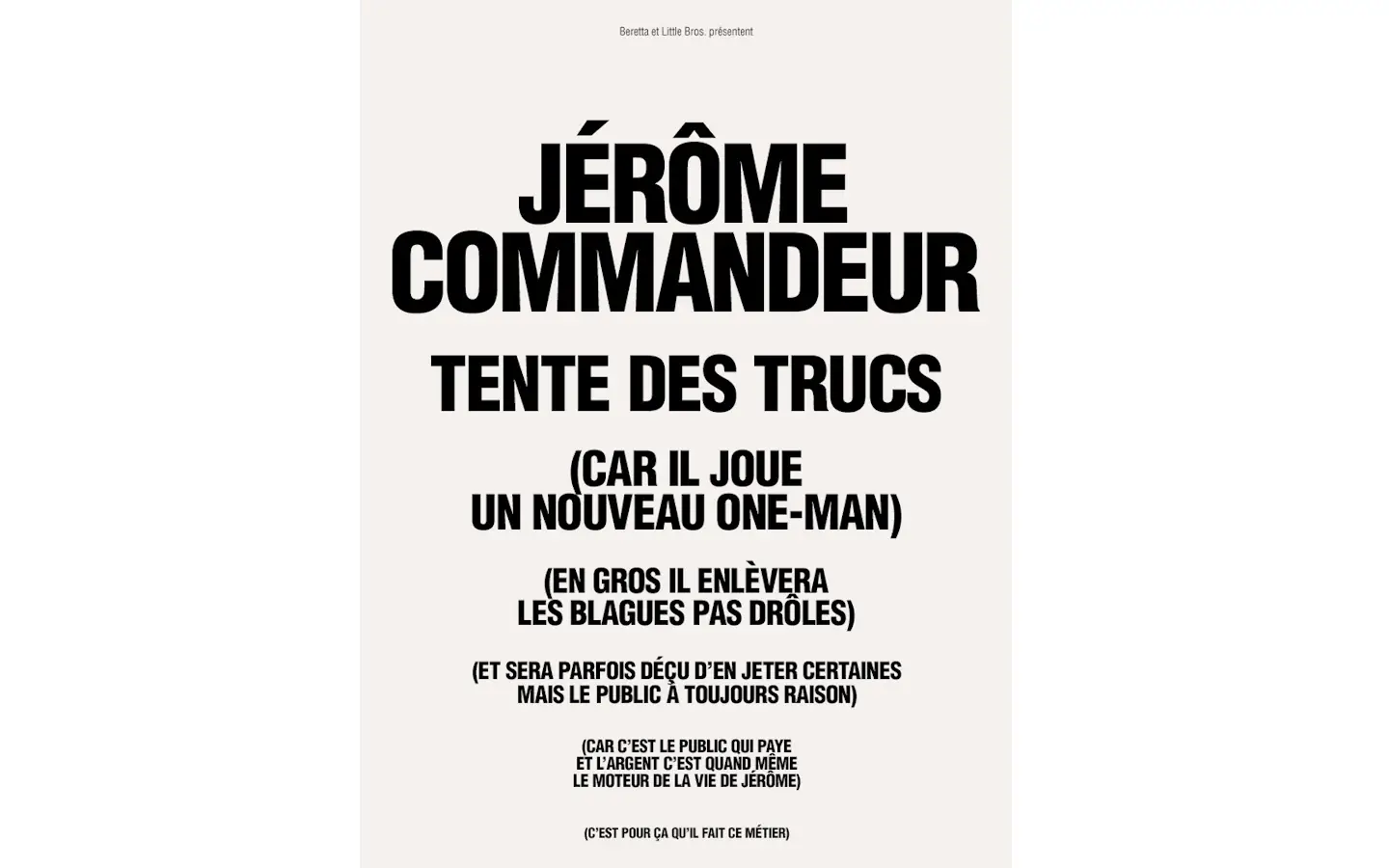 Jérôme Commandeur tente des trucs- Jérôme Commandeur