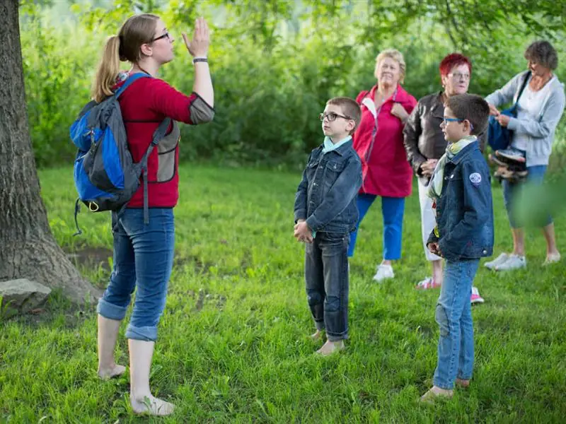Hopla geis, le parcours SensoRied en soirée