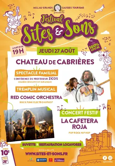 Festival Sites & Sons 2026 - 27 août - Château de Cabrières -