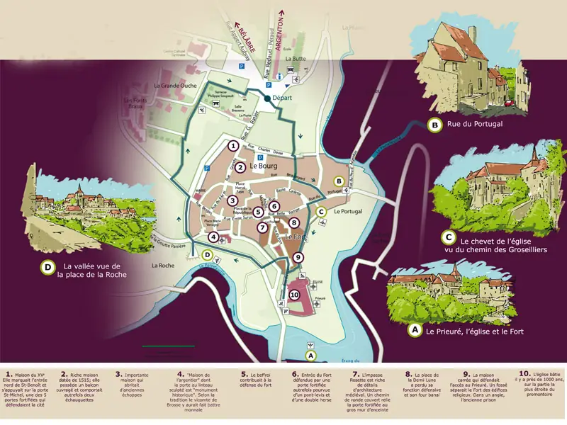 La cité médiévale de Saint-Benoît-du-Sault