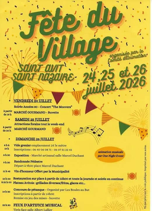 Fête locale de Saint-Avit-Saint-Nazaire