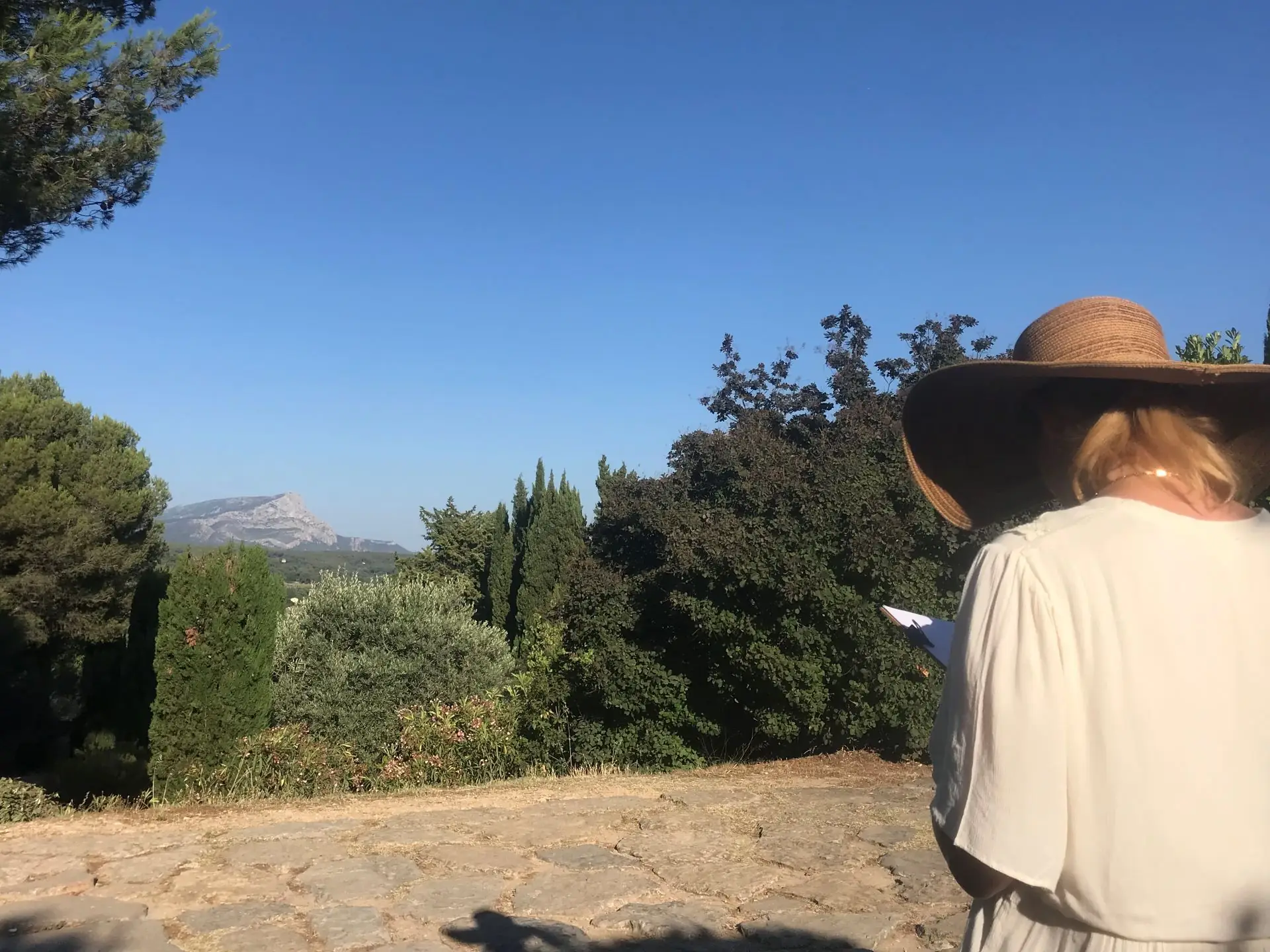 Cezanne au Jardin des peintres