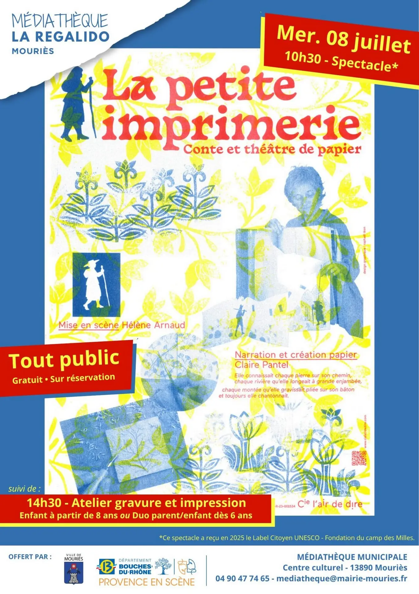 "Partir en livre" à la Médiathèque de Mouriès