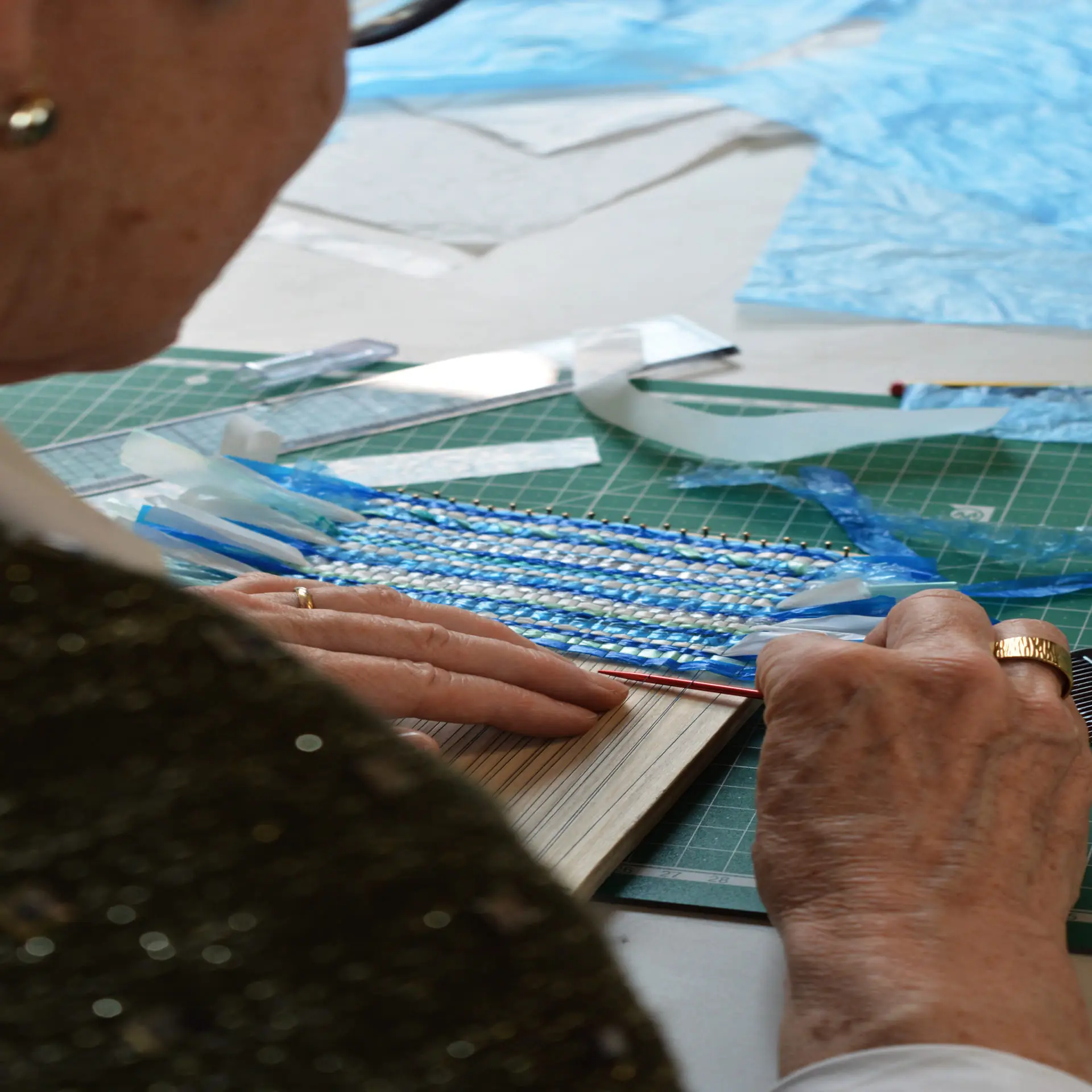 Atelier tissage et médiation environnementale