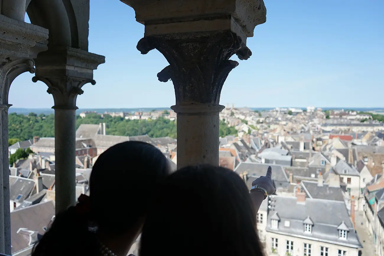 Visite guidée des hauteurs de la cathédrale à Laon