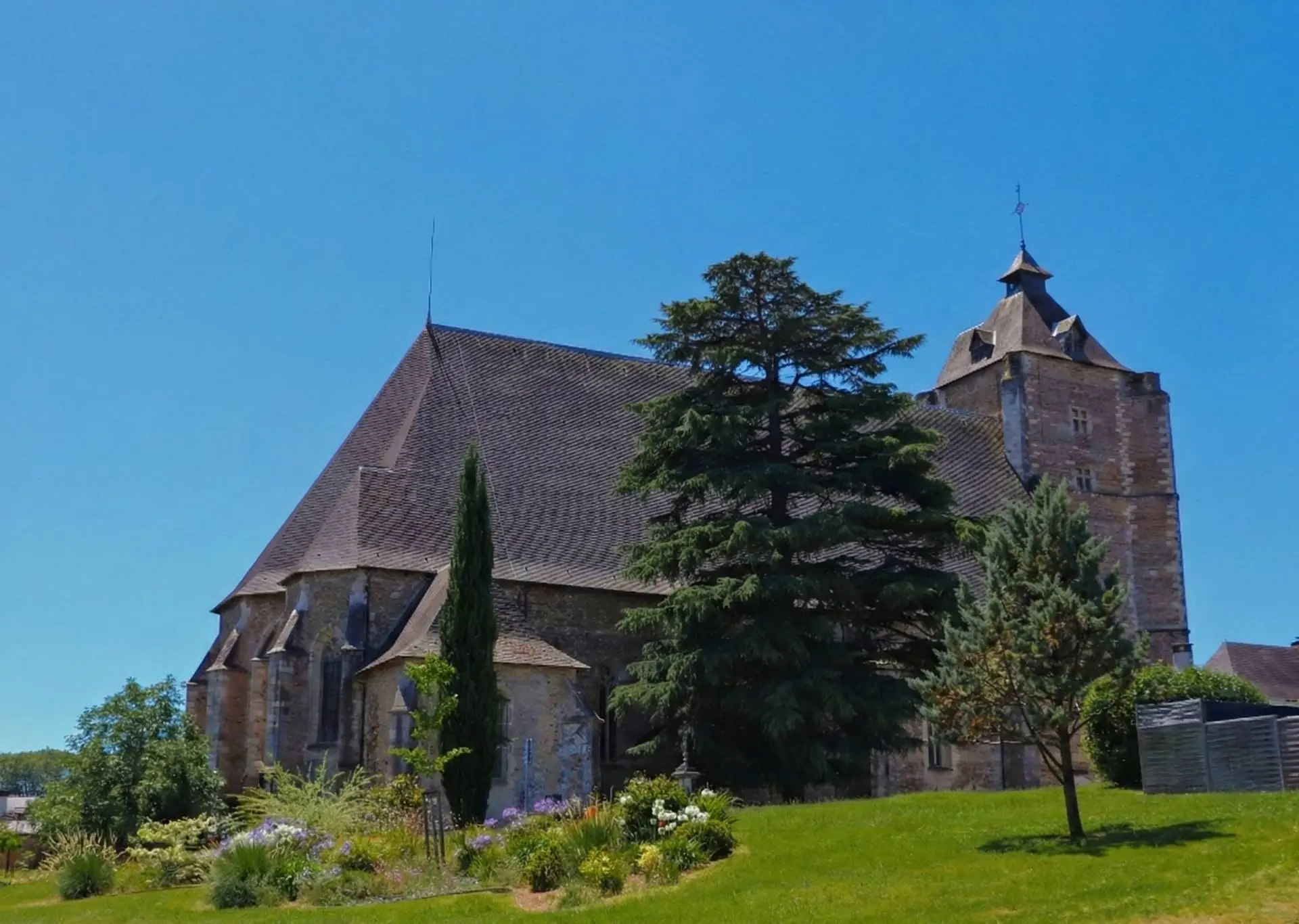 Eglise Saint Girons et sa charpente