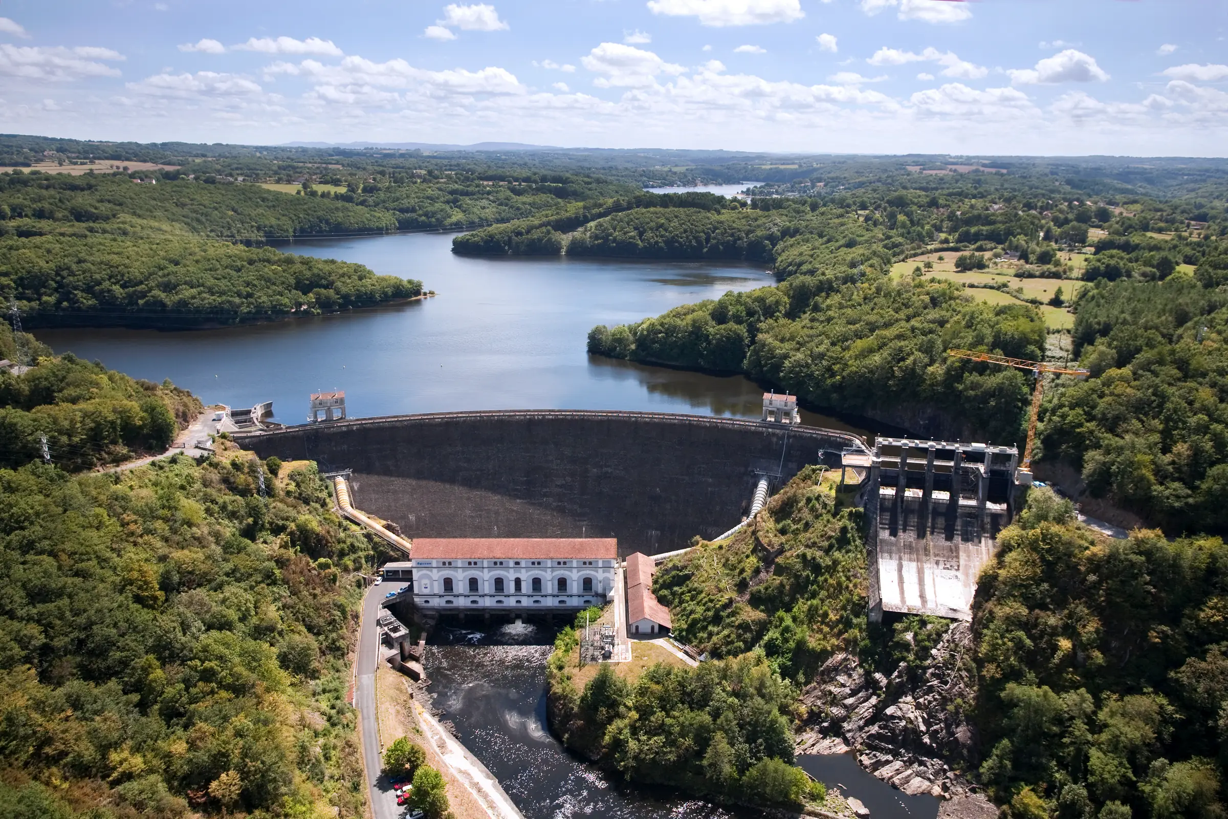 EDF barrage hydroélectrique d'Eguzon