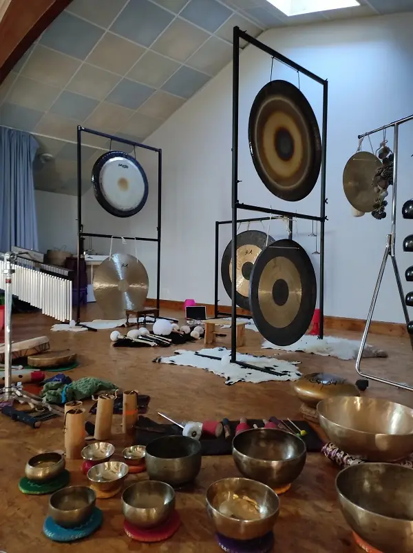 Bain sonore, Bain de gong