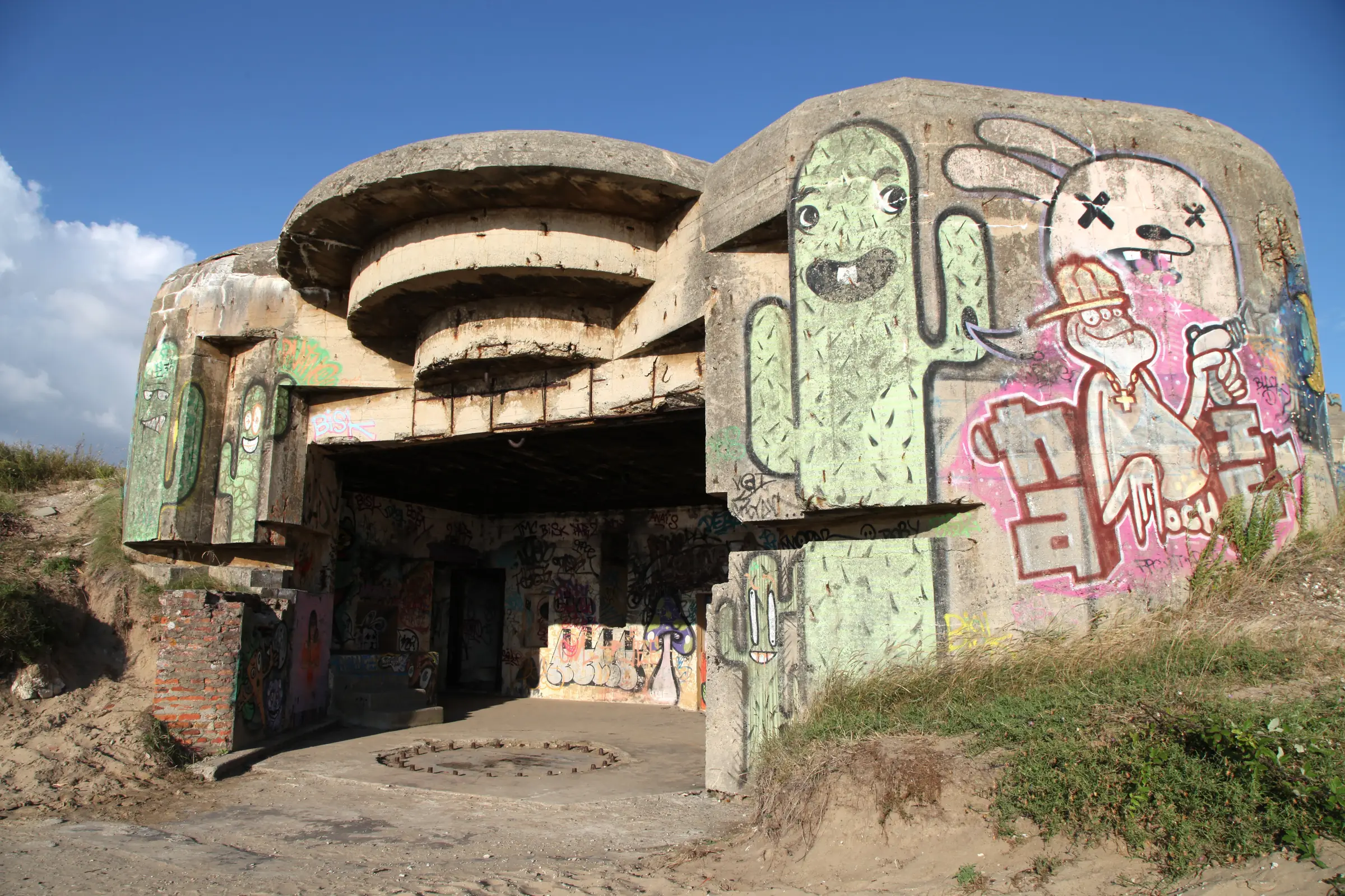 Les bunkers du mur de l'Atlantique