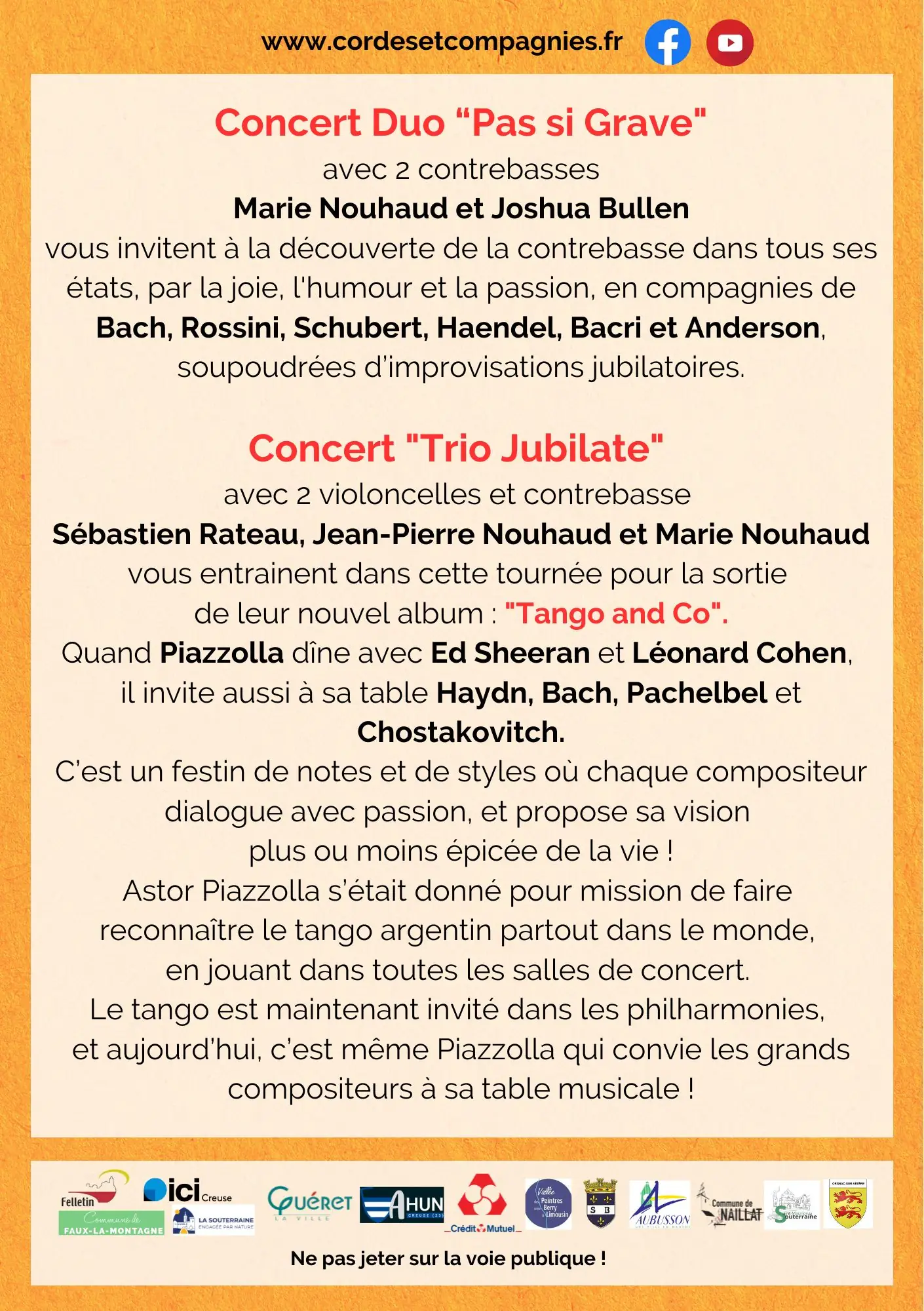 Cordes & Compagnies - Trio Jubilate