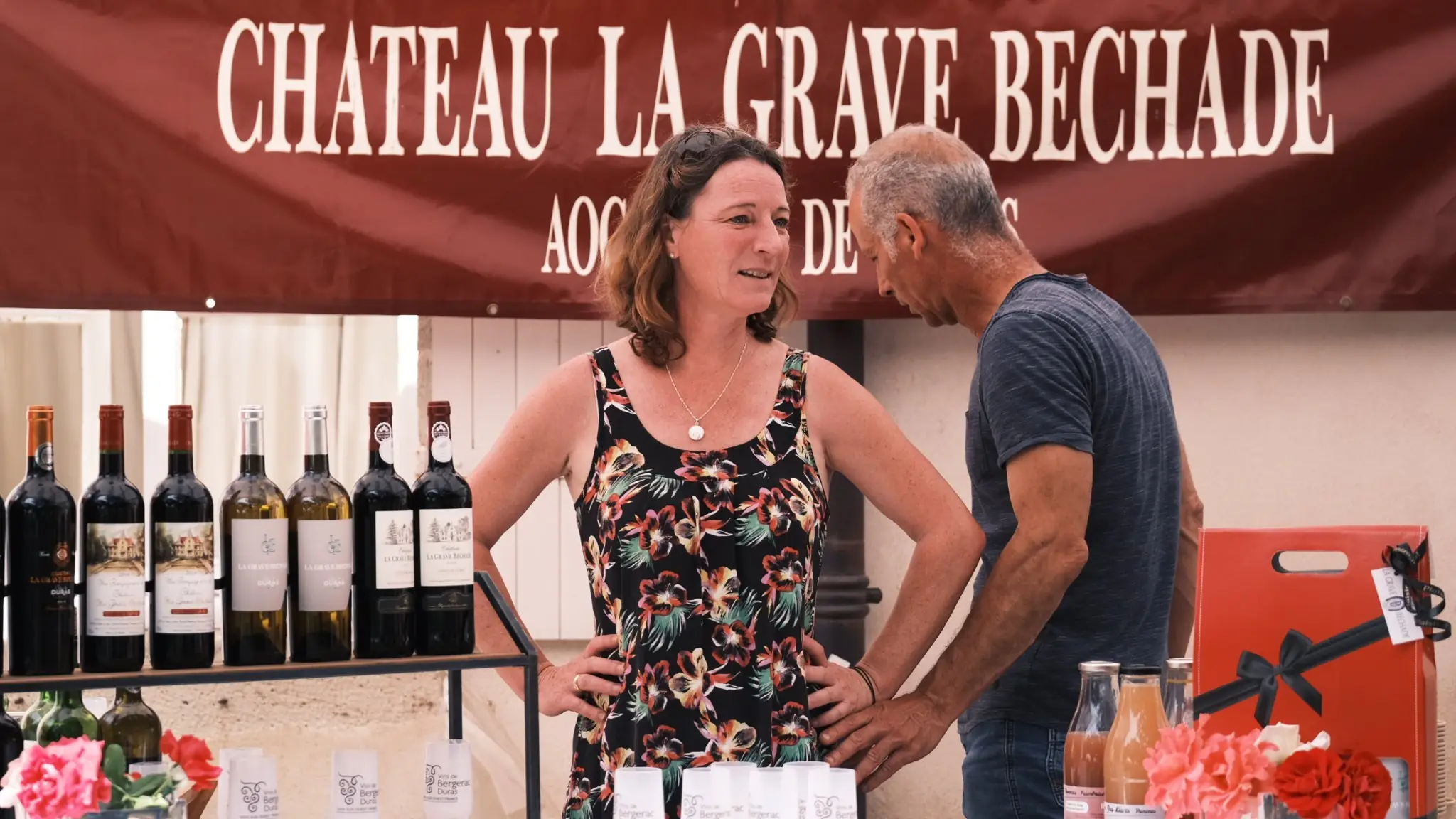 Marché Gourmand au château la Grave Béchade
