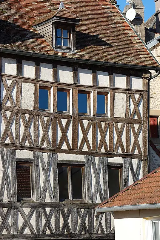 Maison à pan de bois