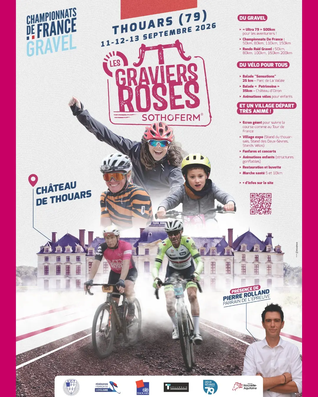 Championnat de France de Gravel : Les graviers roses