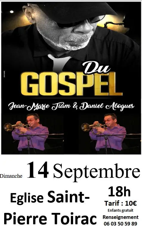 Concert Duo Gospel à Eglise de St Pierre Toirac