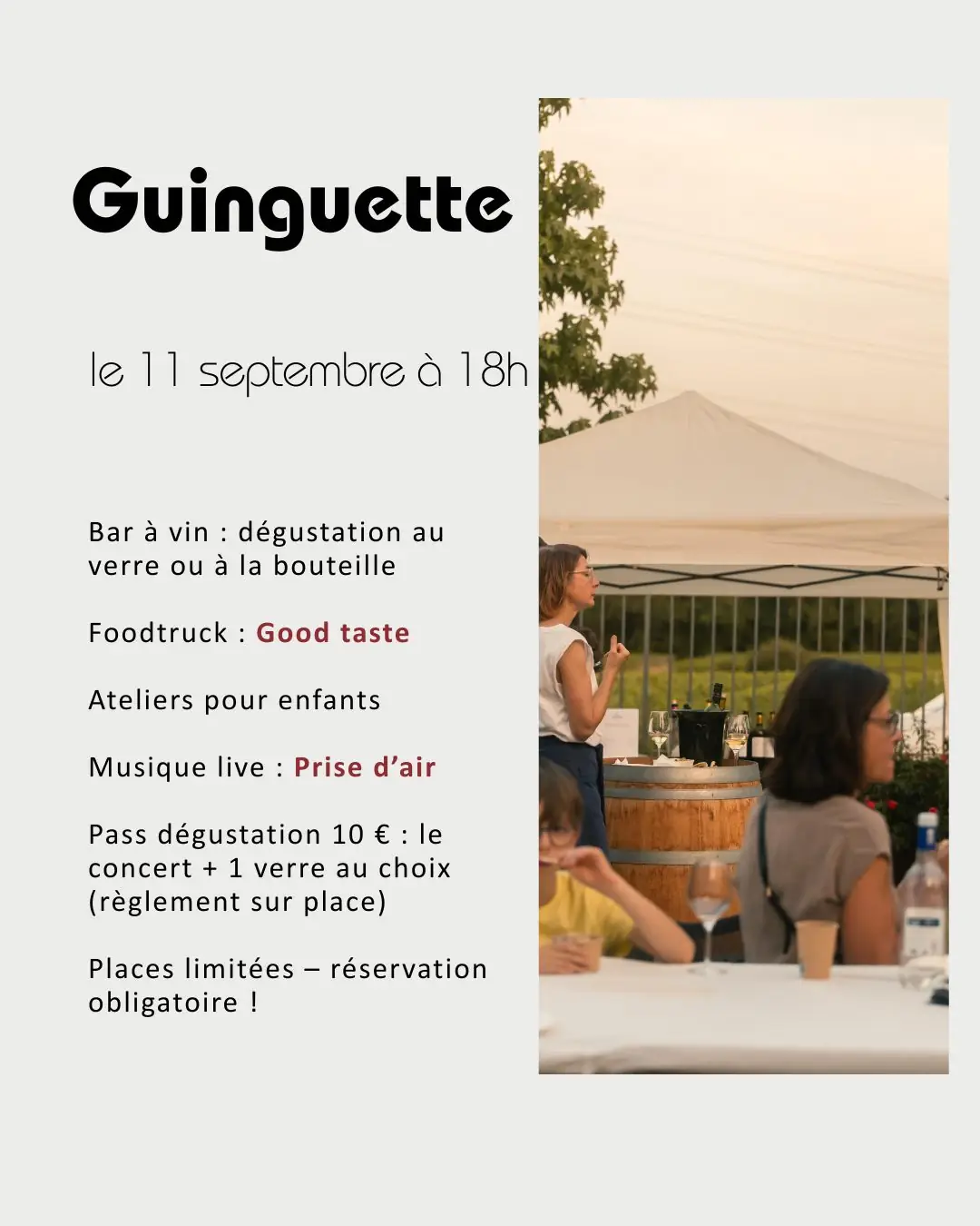 Guinguette au Château Couhins
