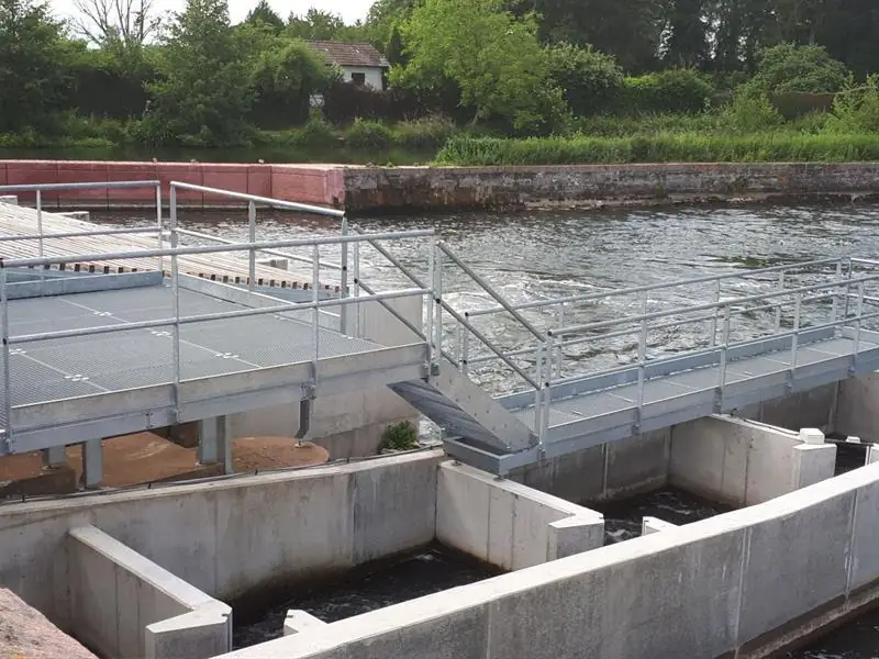 Passe à poisson - barrage de la Steinsau