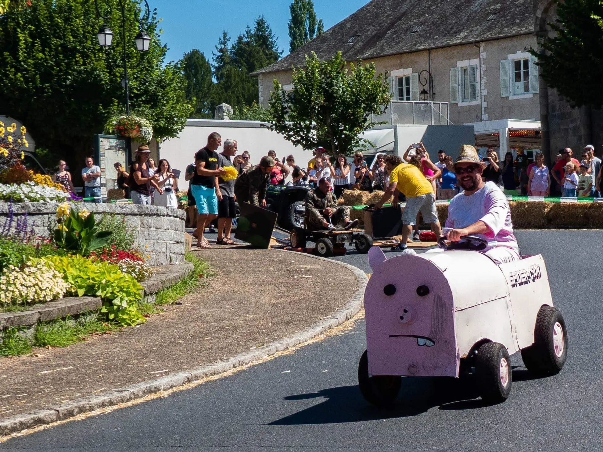 Descente de caisses à savon